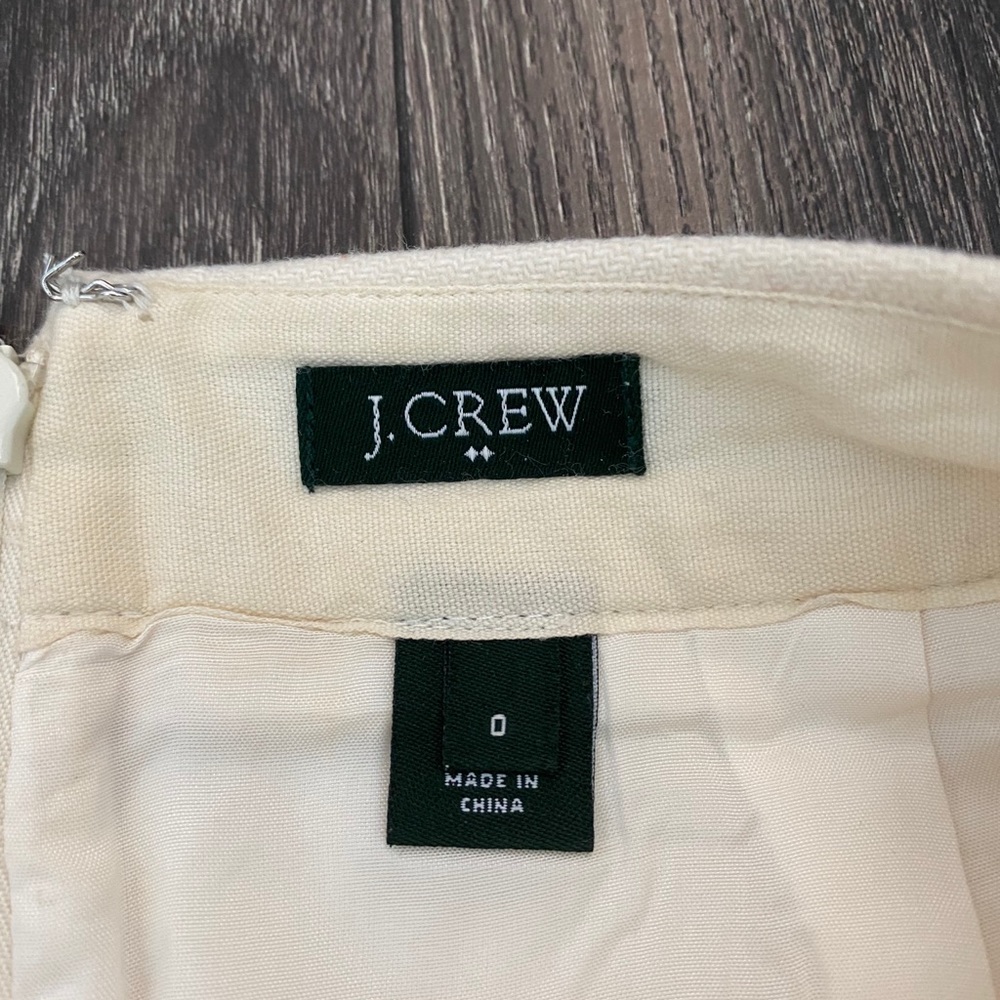 Cream JCrew wool skirt - Picture 5 of 5